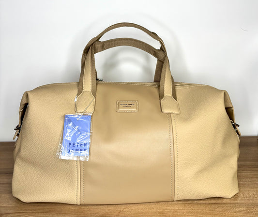 Peter James duffel bag I’m beige