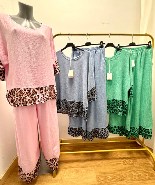 Leopard print set